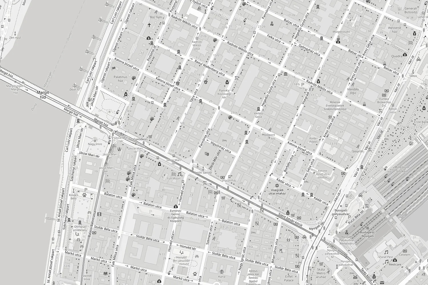 Térkép: Vígszínház utca 5., Budapest XIII. kerület